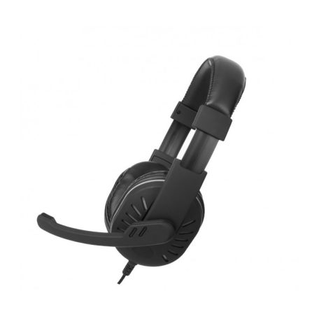 Astrum HS790 gaming headset with adjustable microphone, black colour, integrated LED lights, premium sound 