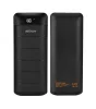 Astrum PB130 V2 gumírozott külső akkumulátor 13000mAh 2X USB, 2A input, 2A output fekete 10W