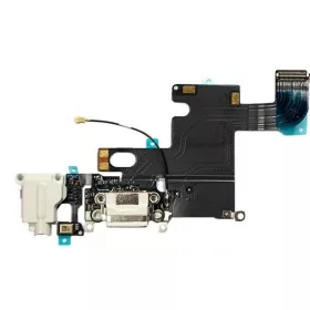   Apple iPhone 6 fehér töltőcsatlakozó, jack csatlakozóval és mikrofonnal