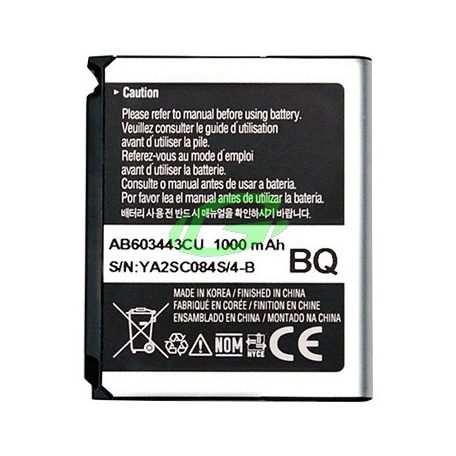 Samsung AB603443CU original used grade A like new battery 1000mAh (S5230)