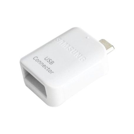 Samsung micro USB OTG adapter white
