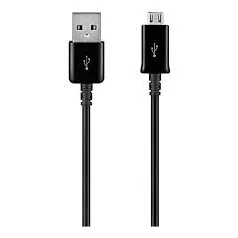   Samsung gyári USB - micro USB fekete adatkábel ECBDU28BE 0.8m