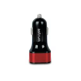   Astrum CC340 (új verzió) piros autós töltő 4.8A 2USB 24W