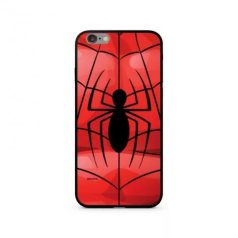   Marvel prémium szilikon tok edzett üveg hátlappal - Pókember 017 Apple iPhone XS Max (6.5) piros (MPCSPIDERM5808)