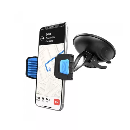 Astrum SH490 gumibevonatos autós nanopados tartó 3,5" - 6,3" 360 fokban forgatható fekete/kék