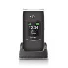 Beafon SL645 kártyafüggetlen kinyitható mobiltelefon SOS gombbal, dokkolóval, fekete