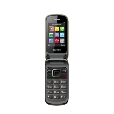 Beafon C245 kártyafüggetlen kinyitható mobiltelefon pezsgő