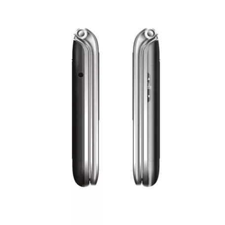 Beafon SL646 kártyafüggetlen kinyitható mobiltelefon SOS gombbal, dokkolóval, ezüst