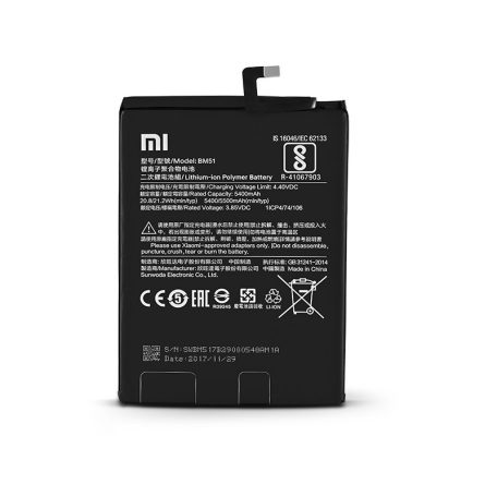 Xiaomi BM51 gyári akkumulátor Li-Ion Polymer 5500mAh (Mi Max 3)