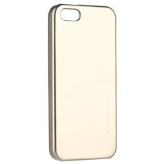   Mercury iJelly Apple iPhone XS Max (6.5) fémhatású matt szilikon hátlapvédő arany