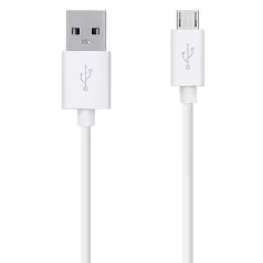 Realme DL122 USB - micro USB fehér gyári adatkábel 1m