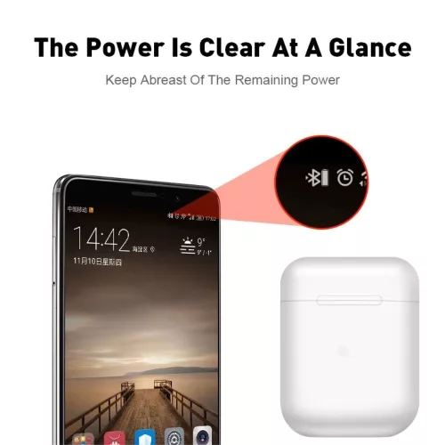 i12​ 5.0 Tws Sztereo Bluetooth headset dobozban fekete