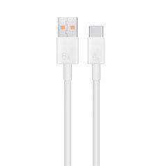   Xiaomi fehér gyári USB - Type-C gyorstöltő adatkábel 1m 5A