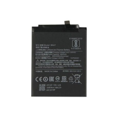 Xiaomi BN47 battery original Li-Ion Polymer 3900mAh (Xiaomi Mi A2 Lite / Redmi 6 Pro)