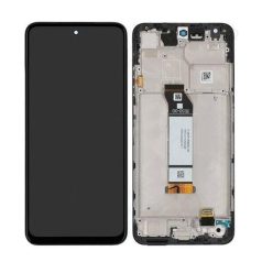   Xiaomi Redmi Note 10 5G / Poco M3 Pro 5G fekete LCD kijelző érintővel és kerettel
