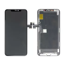   Apple iPhone 11 Pro Max (6.5) 2019 (SOFT OLED) fekete LCD kijelző érintővel