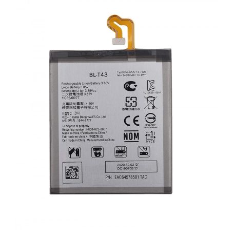 LG BL-T43 battery original Li-Ion Polymer 3450 mAh (G8S ThinQ)