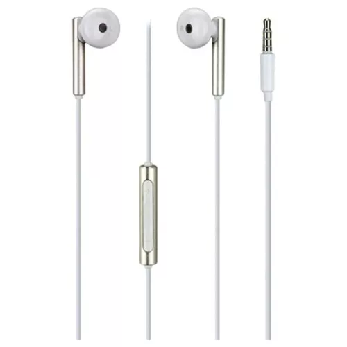 Bliszteres Huawei AM116 fehér - arany 3,5mm gyári sztereo headset
