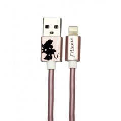 USB cable Disney - Minnie Apple lightning 8pin 1m rosegold
