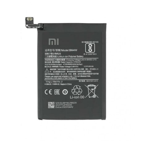 Xiaomi BM4W gyári akkumulátor Li-Ion Polymer 4820mAh (Xiaomi Mi 10T lite 5G)