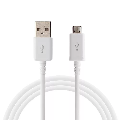 Bliszteres Huawei CP70 (C02450768A) gyári USB - micro USB fehér adatkábel 1m