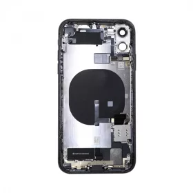 Apple iPhone 11 (6.1) 2019 fekete akkufedél / ház