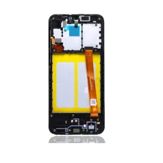   Samsung A202F Galaxy A20e (2019) fekete LCD kijelző érintővel és kerettel