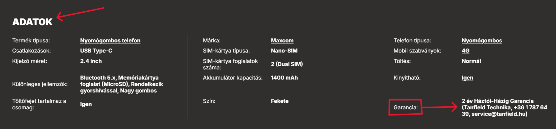 Garanciális űrlap asztali nézet 3